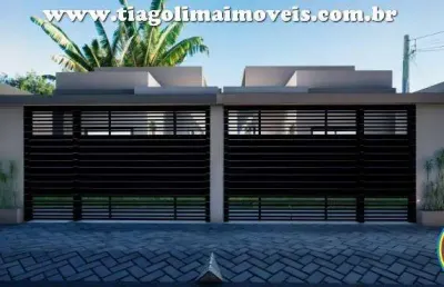 Casa para venda em caraguatatuba, balneário dos golfinhos, 2 dormitórios, 1 suíte, 2 banheiros, 2 vagas