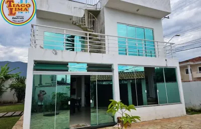 Sobrado em condomínio para venda em caraguatatuba, massaguaçu, 4 dormitórios, 1 suíte, 3 banheiros, 1 vaga