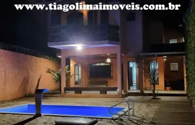 Sobrado para locação em caraguatatuba, massaguaçu, 4 dormitórios, 4 suítes, 4 banheiros, 3 vagas