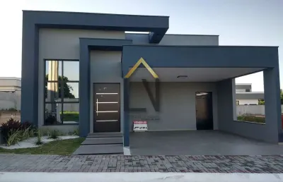 Casa em condomínio fechado com 3 quartos à venda no Jardim Santana, Tremembé 