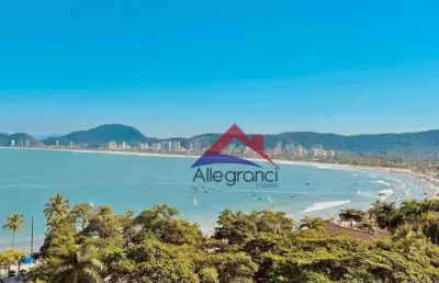 Apartamento vista para o mar com 3 dormitórios à venda, 158 m² por r$ 1.400.000 - parque enseada - guarujá/sp