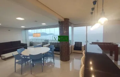 Belíssimo apto alto padrão para locação centro, caraguatatuba edifício sunset