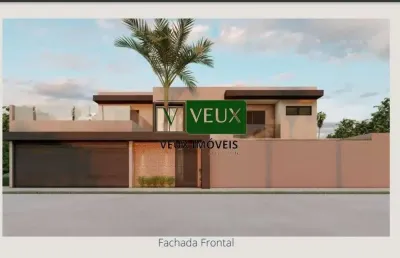Excelente casa alto padrão à venda capricórnio ii, caraguatatuba-sp