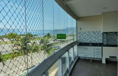 Excelente apto para locação frente mar aruan, caraguatatuba