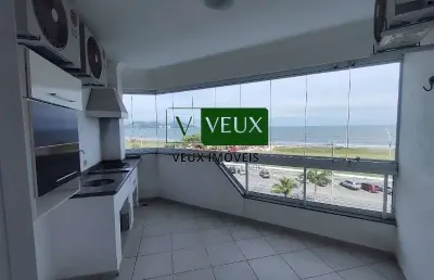 Excelente apto para locação frente mar  aruan, caraguatatuba possui 3 dormitórios
