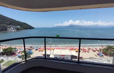 Belíssima cobertura frente mar  martim de sá, caraguatatuba-sp edifício itaparica