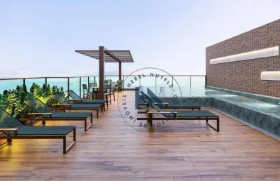 Apartamento com 1 dormitório à venda, 41 m² por r$ 493.183,29 - jatiúca - maceió/al