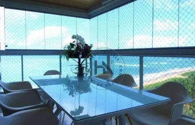 Apartamento com 3 dormitórios à venda, 196 m² por r$ 2.000.000,00 - guaxuma - maceió/al