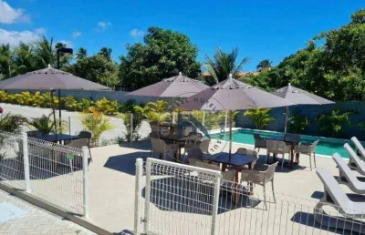 Apartamento com 1 dormitório para alugar, 42 m² por r$ 2.500,00/mês - praia bonita - barra de são miguel/al