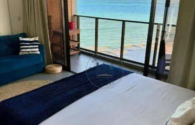 Apartamento com 1 dormitório à venda, 39 m² por r$ 800.000,00 - cruz das almas - maceió/al