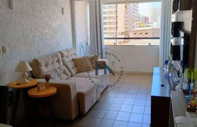 Apartamento com 3 dormitórios à venda, 79 m² por r$ 470.000,00 - jatiúca - maceió/al