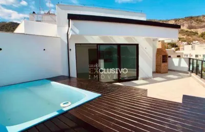 Cobertura com 4 dormitórios à venda, 239 m² - charitas - niterói/rj