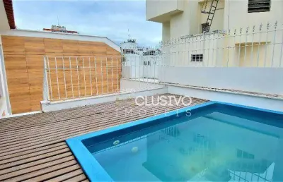 Cobertura com 2 dormitórios à venda, 180 m² - icaraí - niterói/rj