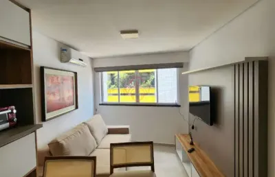 Aluguel apartamento studio flat por temporada no bairro meireles, locação por temporada apto smart todo mobiliado e projetado