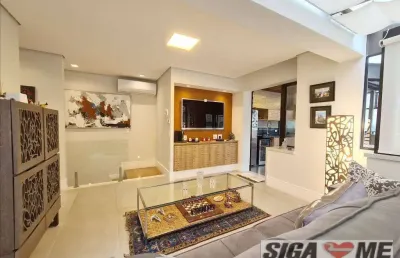 Cobertura reformada a venda 310m² - campo belo com área gourmet