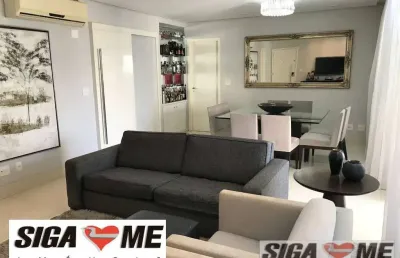 Apartamento no charmoso bairro paulistano á venda, 135m² a.ú - campo belo
