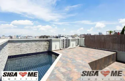 Cobertura duplex/ 2 dorm/2 vagas á venda, 182m² - indianópolis