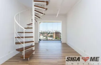 Cobertura duplex 182,30m² indianópolis - venda e locação -