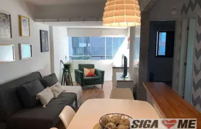 Indianópolis venda 2 dorm 1ste sala ampla home office 2vgs 55m2 $925.000,00