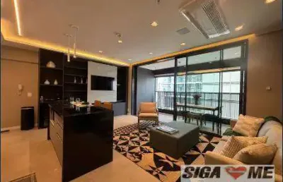 Jd. das acácias locação flat 1 dorm varanda gourm 2vgs 77m2 $13.000,00