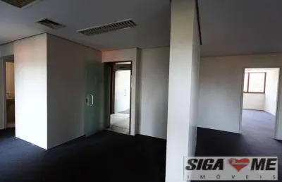 Sala comercial em vila tramontano com 57m²/locação r$3.300,00