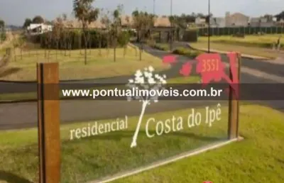 Terreno à venda no cond. costa do ipê, marília, 333m². estuda permuta. construa sua casa aqui! pontual imóveis sua imobiliária em marília