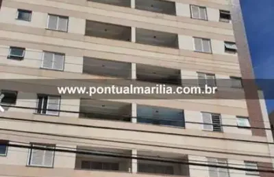 Apartamento 2 suítes venda em marília no edifício manhattan barbosa r$ 440.000 - aceita negociação - pontual imóveis sua imobiliária em marília
