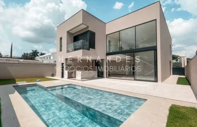 Casa moderna e imponente à venda, com 4 suítes, em alphaville - barueri