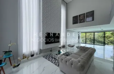 Imperdível: casa em condomínio de luxo com 4 quartos, 4 suítes e 440m² na cidade de santana de parnaíba-sp, bairro suru.