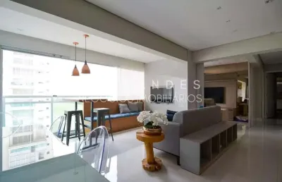 Apartamento de luxo em condomínio exclusivo em barueri-sp, alphaville empresarial: 2 quartos, 2 suítes, 3 salas, 3 banheiros, 2 vagas, 98m².