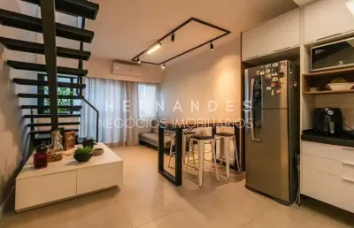 Apartamento à venda em barueri-sp, bethaville i: 1 quarto, 1 suíte, 2 salas, 2 banheiros, 1 vaga, 52m²