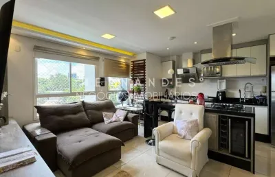 Apartamento à venda em alphaville empresarial: 2 quartos, 1 suíte, 2 salas, 2 banheiros, 1 vaga de garagem, 63m². confira!