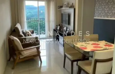 Apartamento à venda em santana de parnaíba-sp, jardim bandeirantes: 2 quartos, 2 salas, 1 banheiro, 1 vaga, 56,05m²!