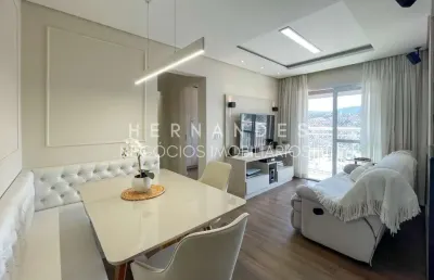 Apartamento à venda em barueri-sp, bairro boa vista: 2 quartos, 1 suíte, 2 salas, 2 banheiros, 1 vaga, 60m².
