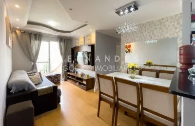 Apartamento de 3 quartos com suíte e vaga em jardim tupanci, barueri-sp  68m²  lazer completo e ótima localização