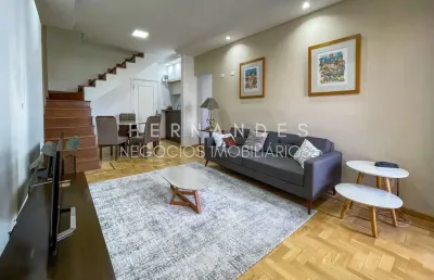 Cobertura reformada para locação ? le bougainville, alphaville de 127m² com 2dorm sendo 1suíte
