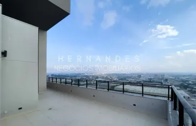 Cobertura duplex em alphaville 3 quartos e 255² no bairro tamboré, venda ou locação!
