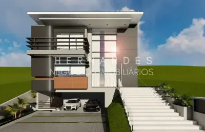 Casa de alto padrão em condomínio de luxo - 5 suítes, piscina e área de lazer em santana de parnaíba-sp