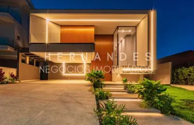 Lar de luxo: casa em condomínio à venda em jandira-sp, bairro jardim do golf i - 5 quartos, 5 suítes, 3 salas - 535,55 m²