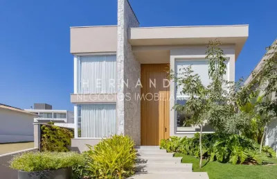 Casa de luxo no condomínio conde ii em alphaville barueri-sp: 4 suítes, arquitetura autoral, automação e lazer completo!