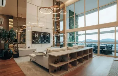 Apartamento de luxo no green valley alphaville - 4 suítes, mobiliado, vista para o lago e 4 vagas de garagem!