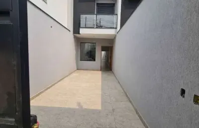 Sobrado novo 3 dormitórios, 2 vagas de garagem em pq são lucas - sp