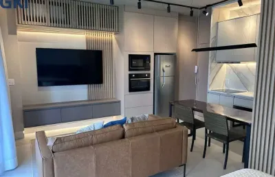 Apartamento studio mobiliado de alto padrão vila olímpia