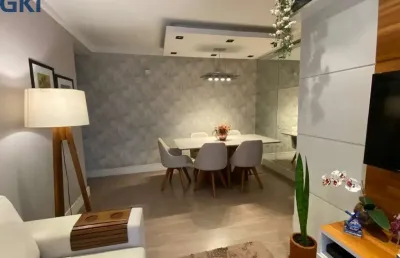 Vila olimpia, apartamento reformado com 3 dormitórios e 2 vagas