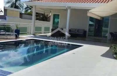 Linda chácara com 4 suítes, piscina - condomínio terras de itaici - indaiatuba/sp