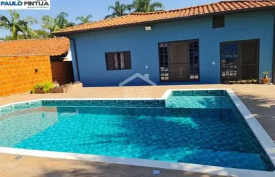 Chácara com piscina aquecida e edícula em indaiatuba