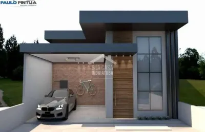Casa terrea nova no condomínio residencial evidencias
