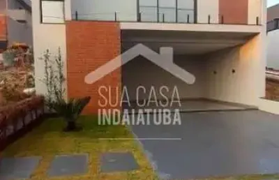 Casa com 3 dormitórios sendo 1 suíte no park gran reserve - indaiatuba