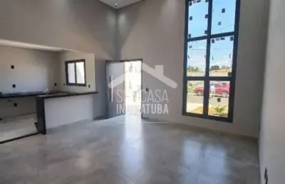 Casa térrea com 3 suítes no condomínio mantova - indaiatuba/sp