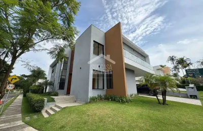 Sobrado 4 suítes, 2 escritórios em condominio alto padrão